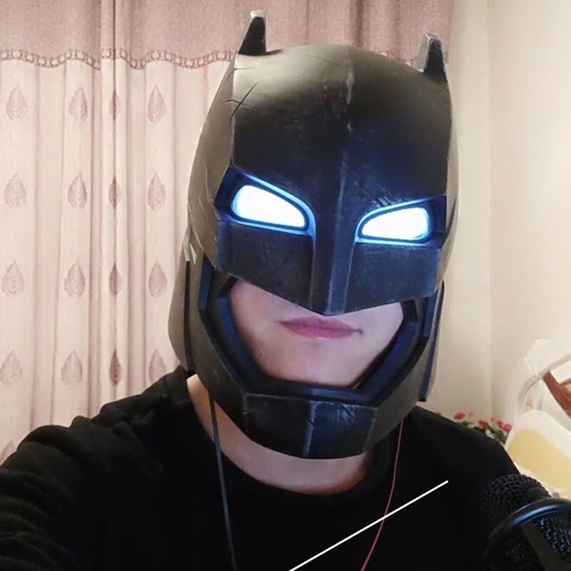 Batman Costume Wearable Helmet 1:1 